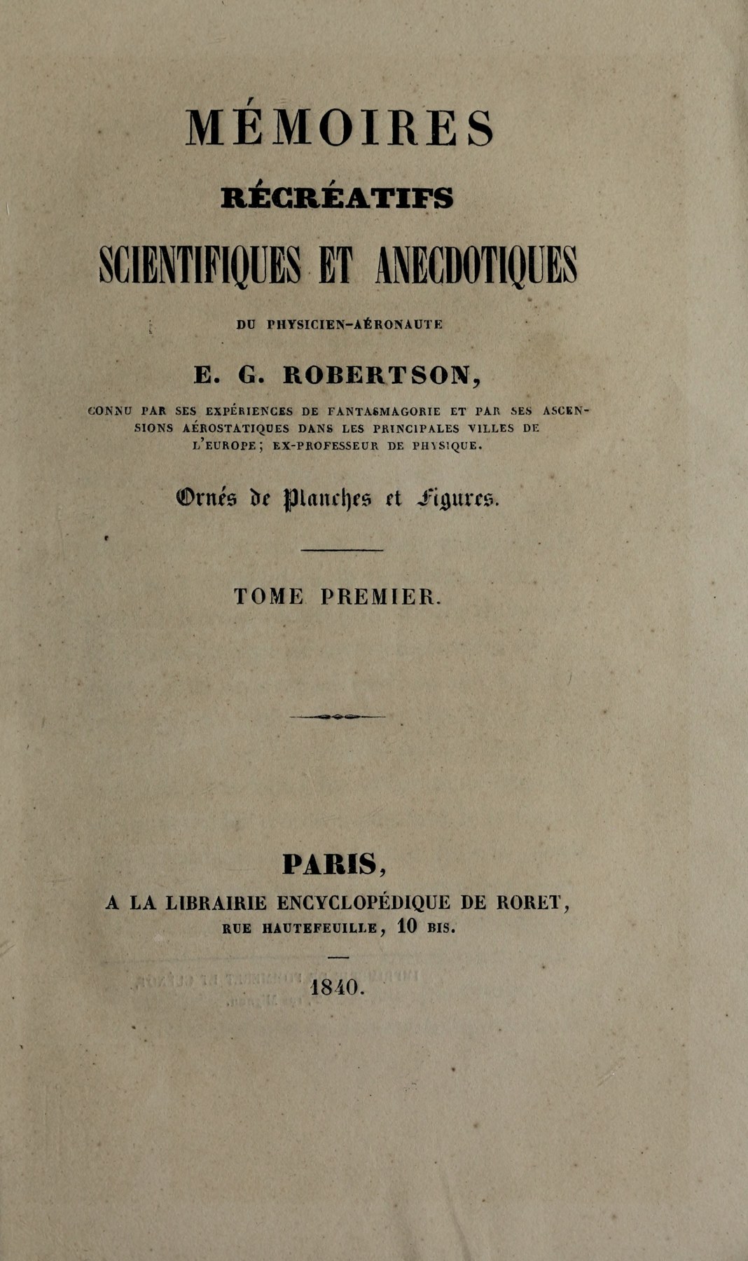 Original title page and ornaments