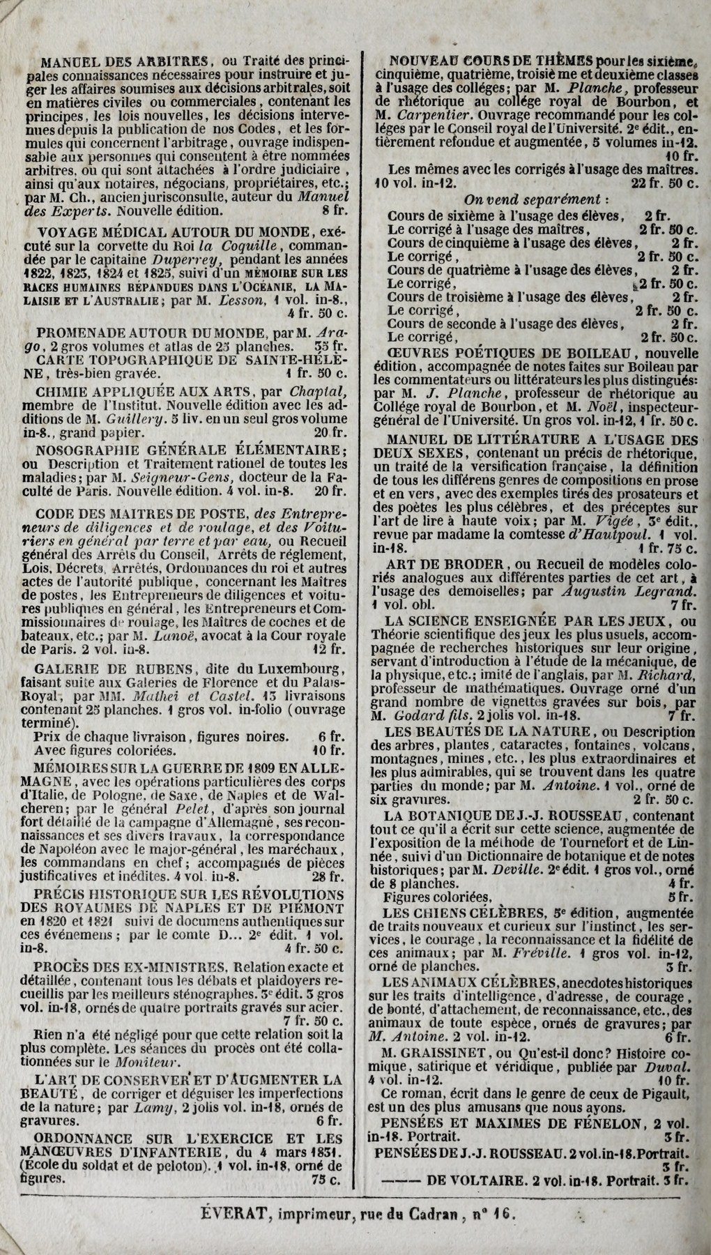 Original publisher book advertisements