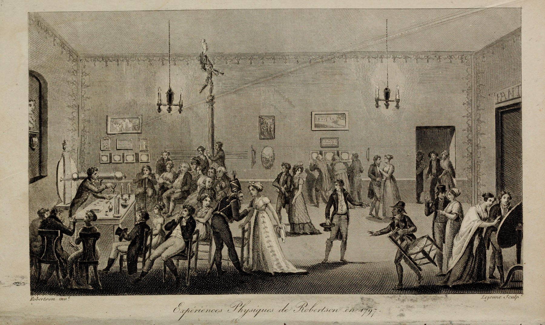 Robertson’s experiments in physics in 1797